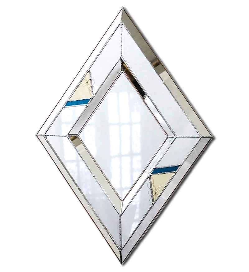 Bespoke Decorative Venetetian Diamond Mirror