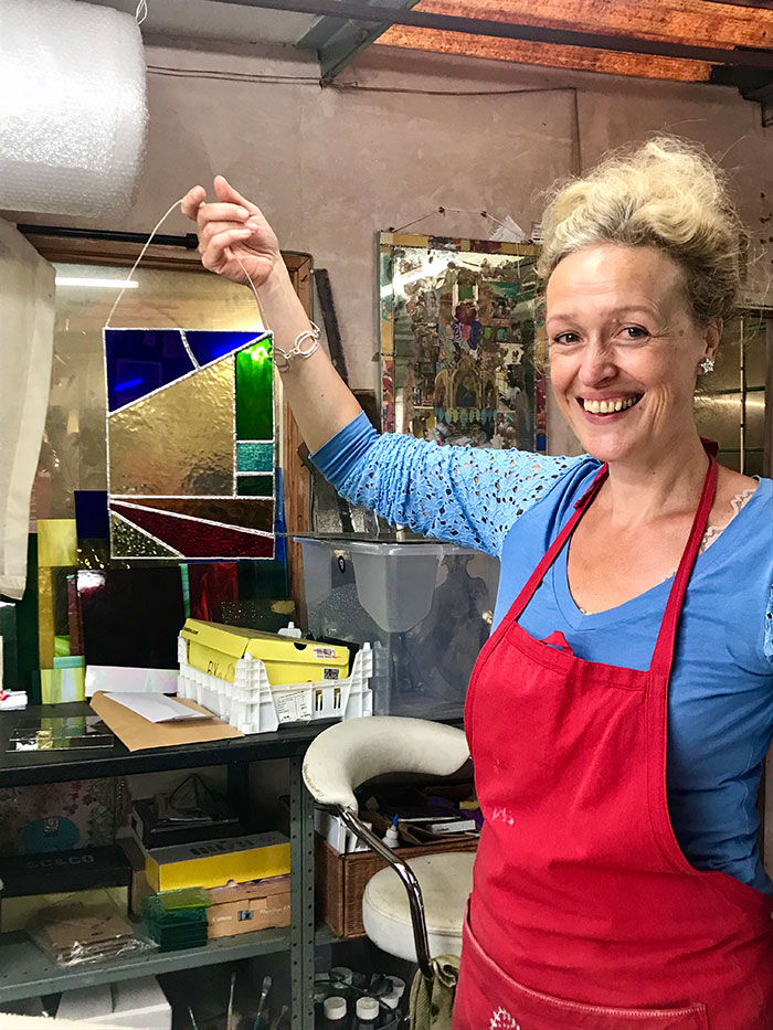 Stained glass classes Brighton 7